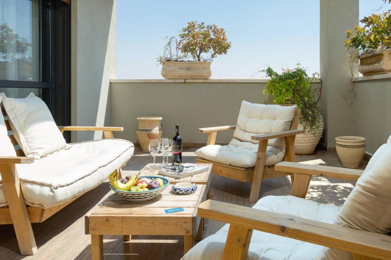 Sophisticated 3Br Penthouse In Jaffa'S Market テル・アビブ エクステリア 写真